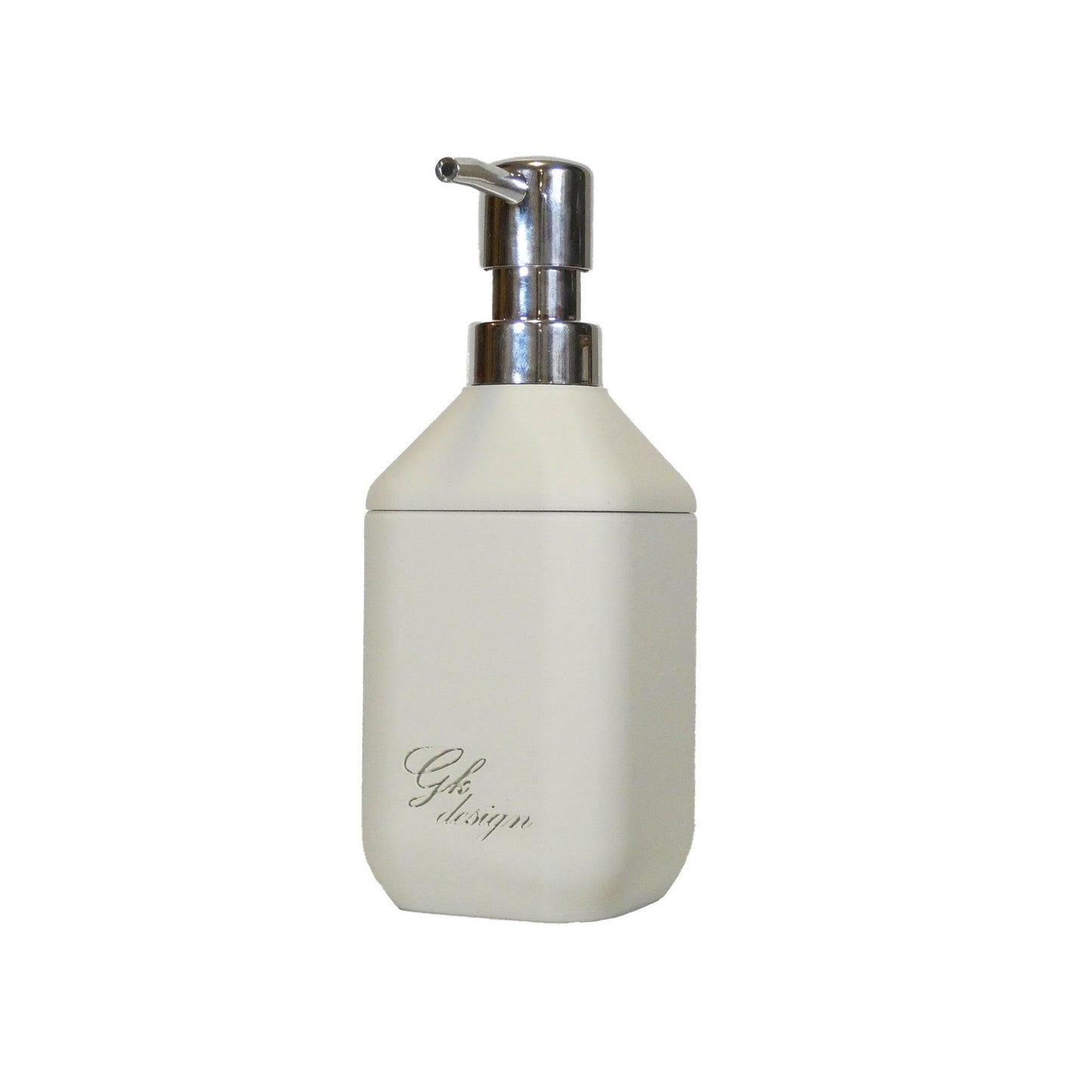 Distributeur de Savon Liquide Design Monochrome blanc cassé