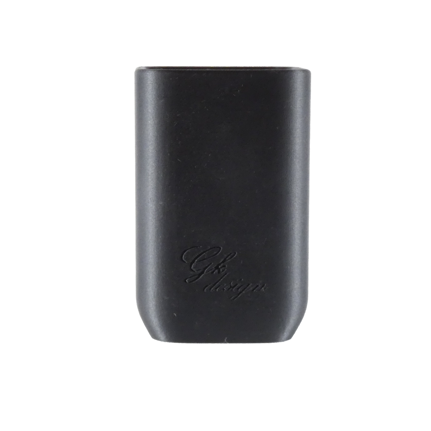Pot à brosse à dents en PLA noir mat, accessoire minimaliste et fonctionnel pour organiser votre salle de bain avec style.